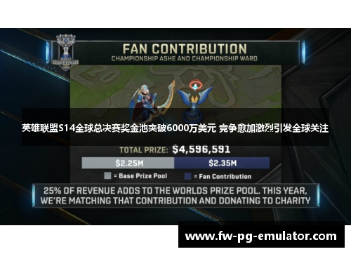 英雄联盟S14全球总决赛奖金池突破6000万美元 竞争愈加激烈引发全球关注